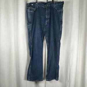Carhartt FR Flame Resistant Work Blue Demin Jeans Mens 42x30 Cat 2 4100